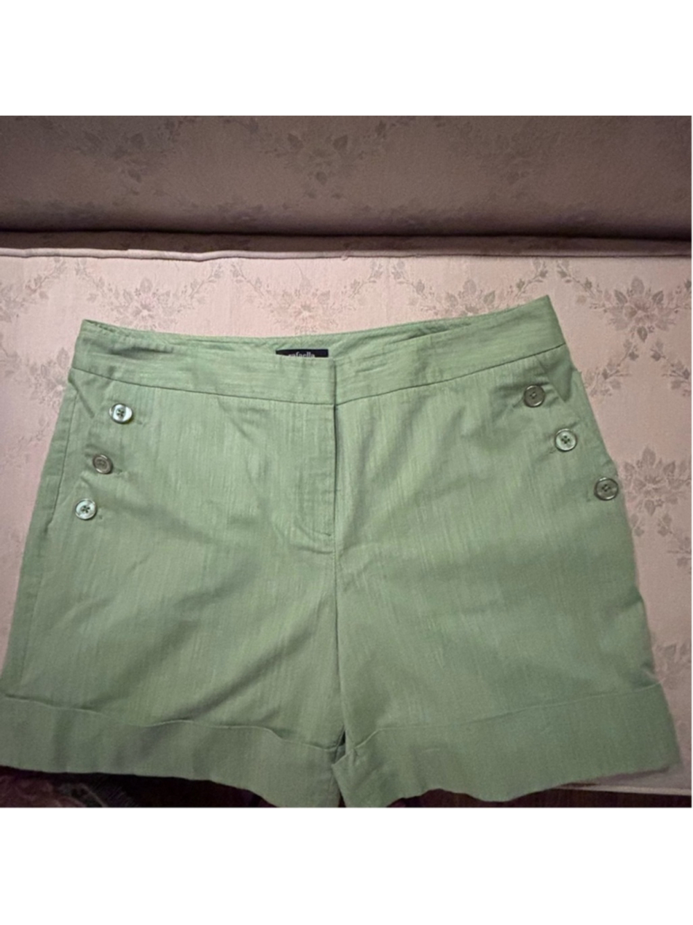 RAFAELLA WOMEN’S SHORTS GREEN IN EXCELLENT CONDITION SIZE 14